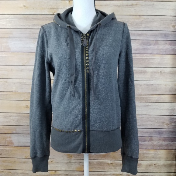 Free People Jackets & Blazers - Free People M MEDIUM Reversed Hoodie Jacket